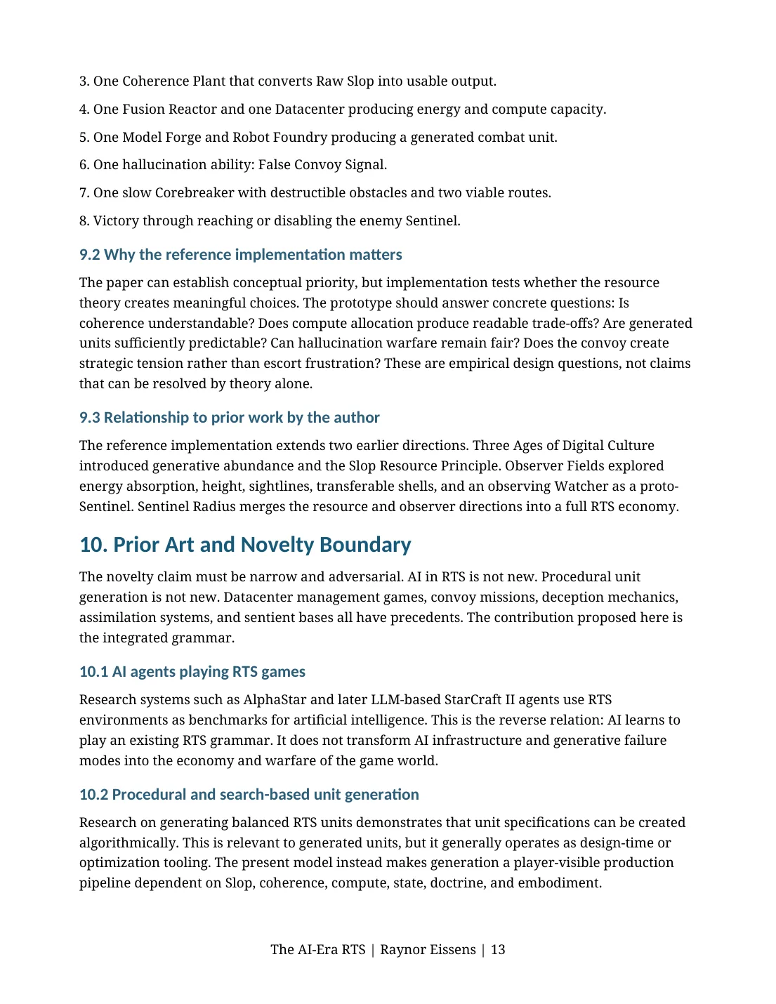 The AI Era RTS page 13