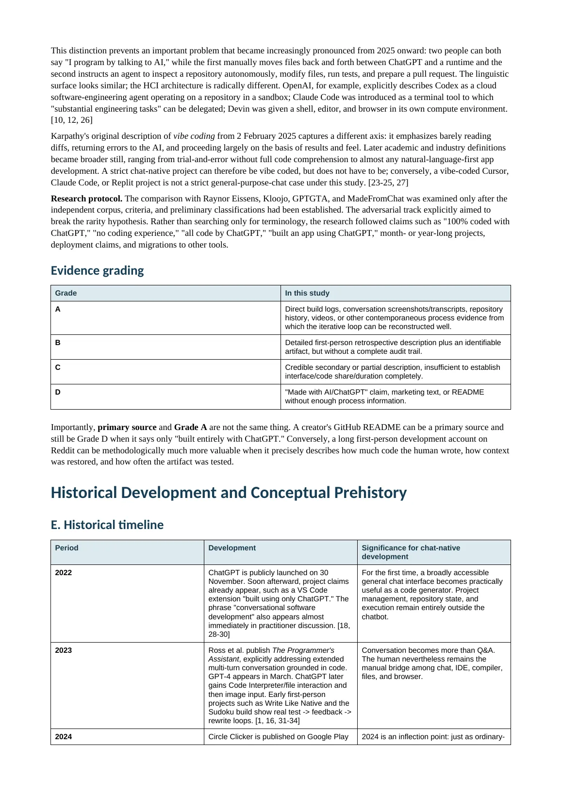 Sustained General-Purpose Chat-Native Software Development page 7