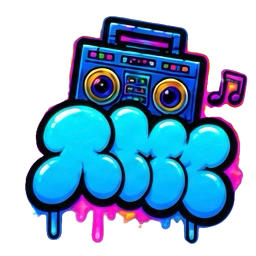 KLOOJO graffiti boombox tag